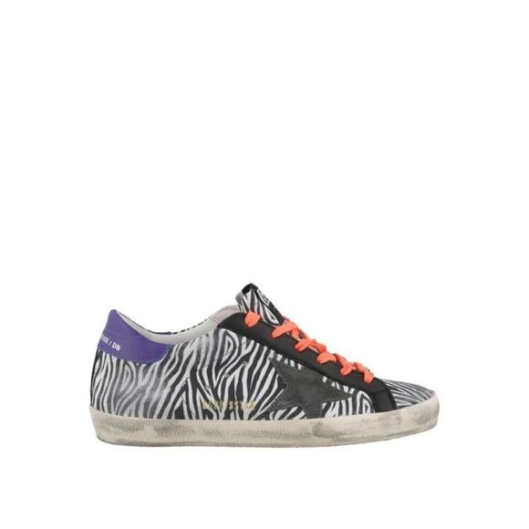 Golden Goose Superstar Zebra-Striped Sneakers Size 38 - Picture 2 of 9